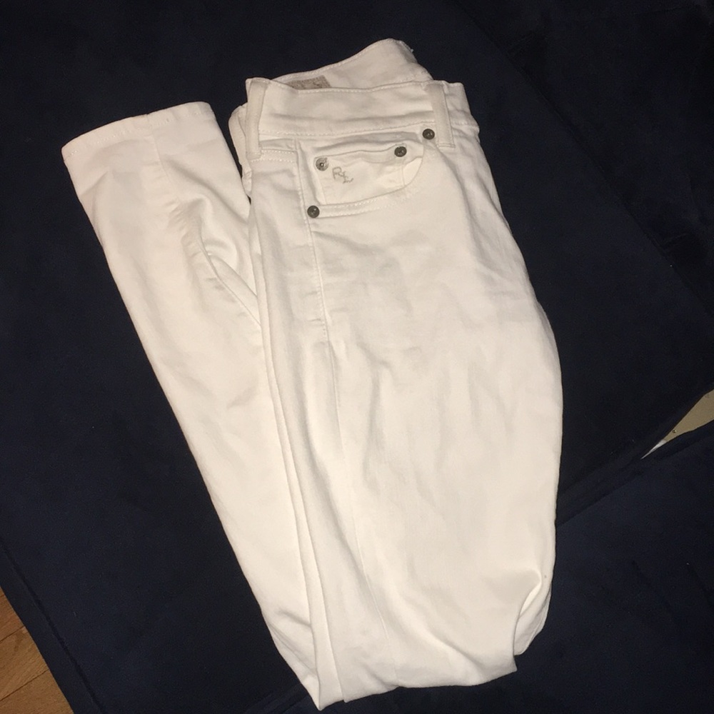 LIKE NEW POLO RALPH LAUREN WHITE SKINNY JEANS